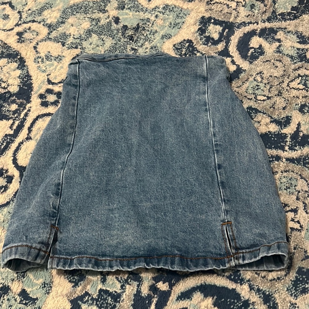 Brandy Melville denim mini skirt